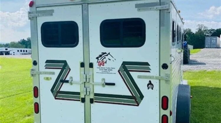 2006 All Aluminum Adam 3 horse slant weekender LQ.