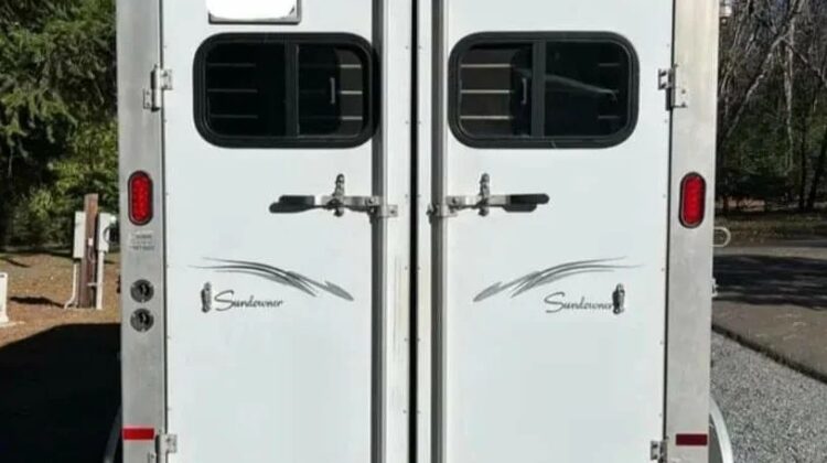 2000 Sundowner Valuelite 2 horse slant load bumper pull horse trailer‼️