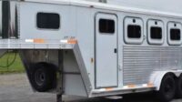2002 Exiss XT208LQ 2 Horse Trailer with 8′ Short Wall‼️