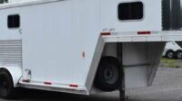 2002 Exiss XT208LQ 2 Horse Trailer with 8′ Short Wall‼️