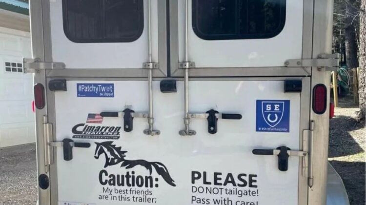 2015 Cimarron 2 horse straight load trailer with ramp