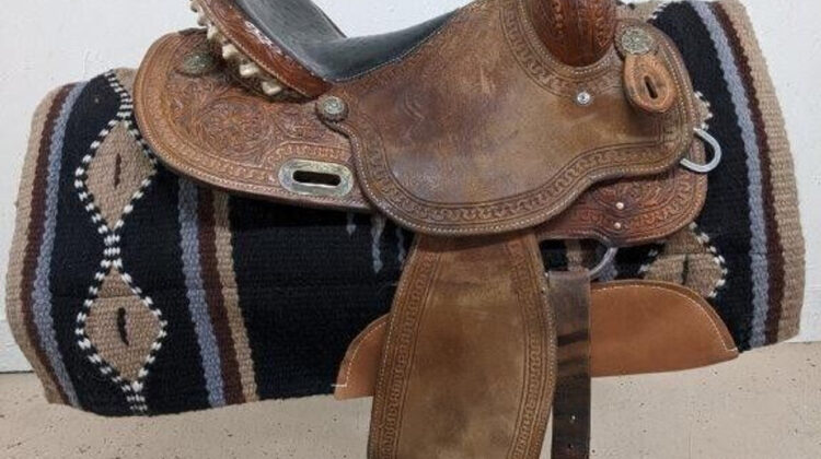 14 inch Used Cactus Saddlery Western Barrel Racing Saddle 647-4691