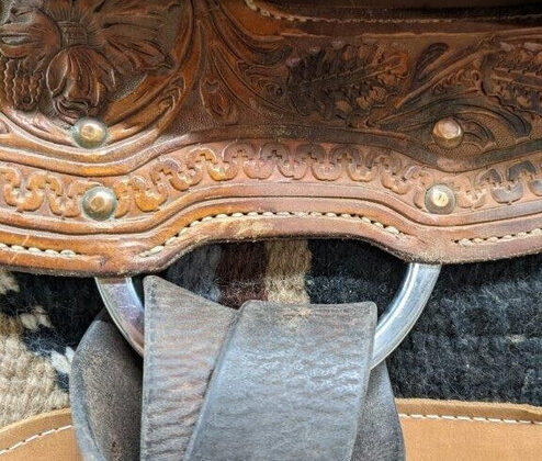 14 inch Used Cactus Saddlery Western Barrel Racing Saddle 647-4691