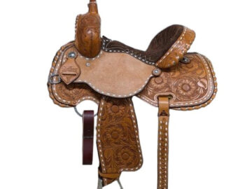 1-1231 13.5 inch New Scott Thomas Western Barrel Saddle