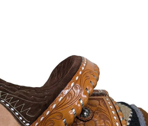 1-1231 13.5 inch New Scott Thomas Western Barrel Saddle