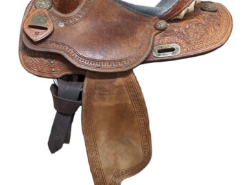 14 inch Used Cactus Saddlery Western Barrel Racing Saddle 647-4691