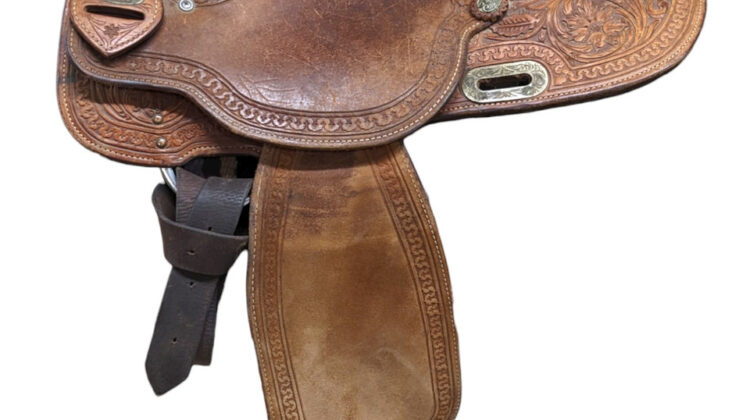 14 inch Used Cactus Saddlery Western Barrel Racing Saddle 647-4691